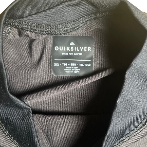 NWT Quiksilver Black UV Men Size 2XL Swim Top - Picture 2 of 6